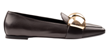 AGL Memy Multi Boules Dark Brown Ballerina