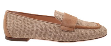 AGL Sheryl Raffia Ghibli Cappuccino Mokassin