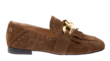 Babouche Manon bruin cognac Mokassin