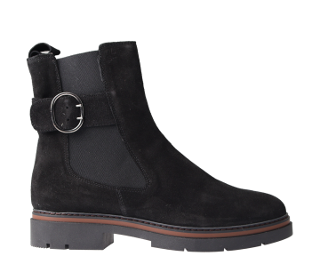 DLS 6771 Black suède Stiefelette
