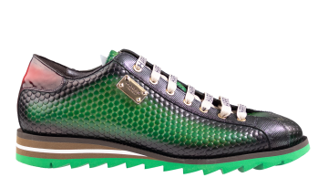 Harris 2892 stampa bubble green Schnürschuh