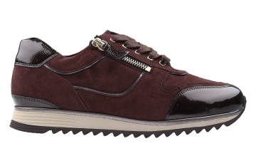 Hassia  30-2032 Dark Brown suède combi Sneaker