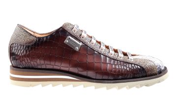 Harris 2892 Dunkelbraun kroco Schnürschuh