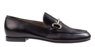 La Cabala L 7200625 schwarz Leder Mokassin