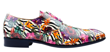 Mascolori Brazil Multi color Flower Schnürschuh