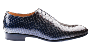 Mascolori Cyborg Blue brown combi Schnürschuh