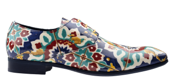 Mascolori Portuguese Tile multi color Schnürschuh
