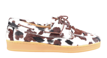 Piedi Nudi Porta Cow bruin Bootschuh