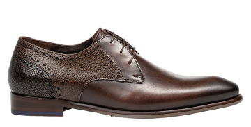 Floris van Bommel De Stapper 39.80 Dark Brown Schnürschuh