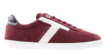Tommy Hilfiger Tribeca suède bordeaux Sneaker