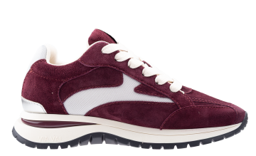 Via Vai Usher Riggs Sierra Velvet bordeaux Sneaker