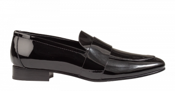 AGL Constanza Mocassin Black lak Slipper