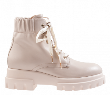 AGL Maxine Lux Taupe Bikerboot