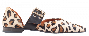 Babouche Binny panter print Ballerina
