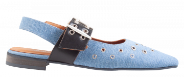 Babouche Samee Jeans Slingback Ballerina
