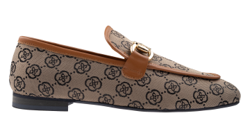 Bavouche Seal Beige cognac Mocassin