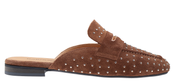 Babouche Suzie cognac Pantolette