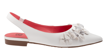 Black Rose Bari 01 Off White Slingback