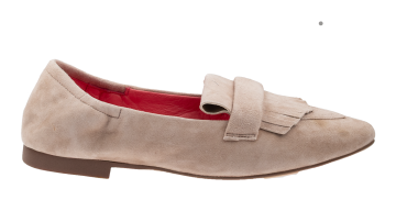 Black Rose Venice 04 beige Veloursleder Mokassin