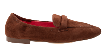 Black Rose Venice 01 braun Veloursleder Mokassin