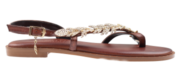 Caryatis Persefone cognac Sandale