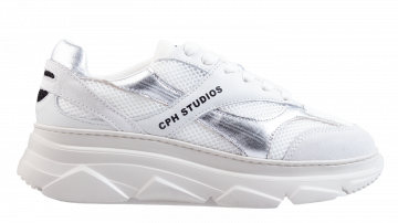 Copenhagen Studios CPH54 material mix White Silver Sneaker