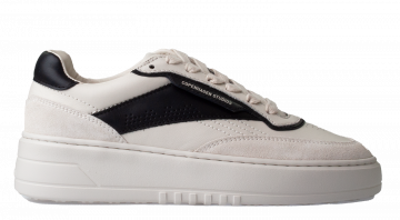 Copenhagen Studios CPH89 Leather Mix Cream Black Sneaker