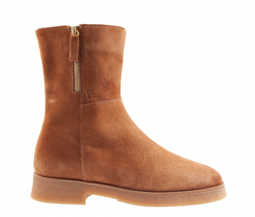 DL-Sport 5919 Cognac Veloursleder Stiefelette