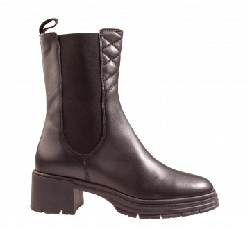 DL-Sport 5943 schwarz Leder Stiefelette