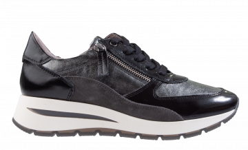 DLS 6337 Antraciet combi Sneaker