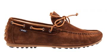 Floris van Bommel 15053/01 H cognac Veloursleder Mokassin.