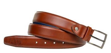 Floris van Bommel 75220/00 cognac Kalbsleder Gürtel