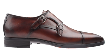 Greve 3441-02 H chestnut Signet Schnallen Schuh