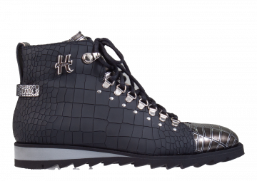 Harris 0727 Black metal Hi-Top Sneaker