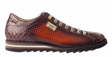 Harris 2817 10.550 bruin cognac print Schnürschuhe