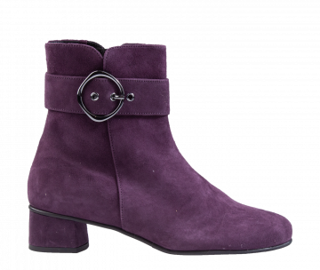 Hassia 6-30-3095 lila Veloursleder Stiefelette