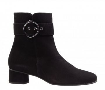 Hassia 6-30-3095 schwarz Veloursleder Stiefelette