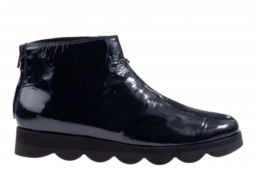 La Cabala L 738508 blau Lackleder Stiefelette.