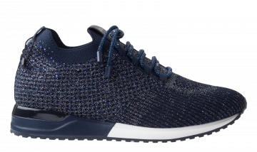 La Strada 2400409 Blue Silver knitted Sneaker