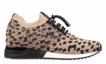 La Strada 2400409 Black Beige Leopard Sneaker