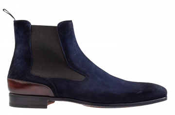 Magnanni 24832 blau Veloursleder Chelsea Boot