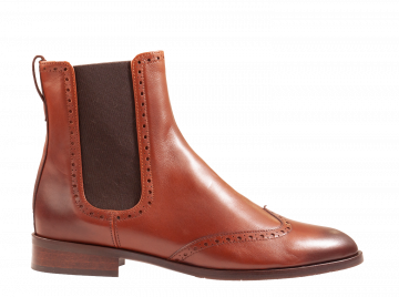 Pertini 212W30968C3 cognac broque Chelsea Stiefelette