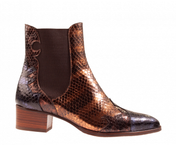 Pertini 242W30961D2 brons Chelsea Stiefelette