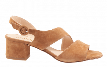 Paulette G631S cognac Veloursleder Sandale