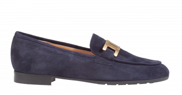 Paulette K105M blau Mokassin