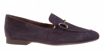 Paul Green 2596-147 Blau Veloursleder Mocassin