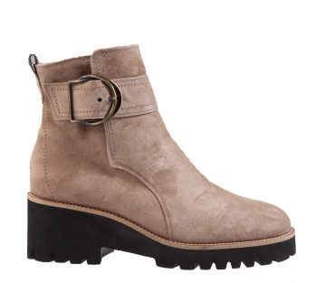 Paul Green 9763-128 taupe enkellaars