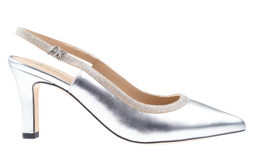 Peter Kaiser 79641 Zilver Slingback Pump
