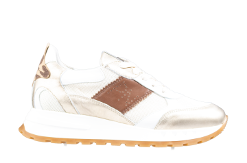 Piedi Nudi Helen Gold Leopard Sneaker