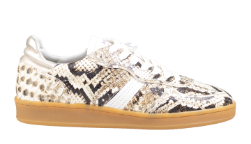 Piedi Nudi Imola beige snake Sneaker